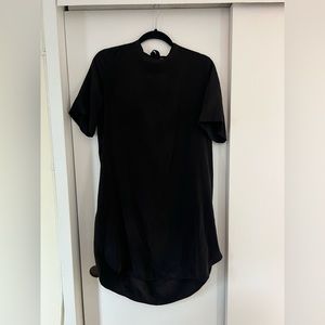 Cos 100% Silk T-Shirt Dress with Tie Back